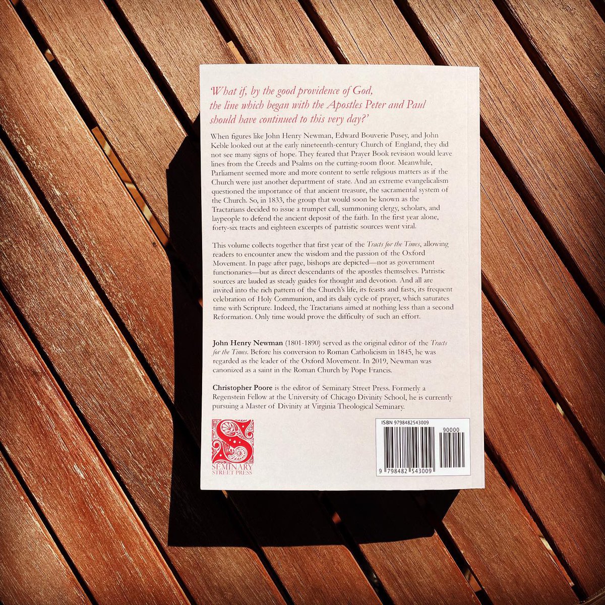 SeminaryStPress's tweet image. It's easy to have an opinion on the Tractarians. It should be just as easy to read the Tracts for yourself. Here at SSP, we're working on it. Welcome Volume 1 back into print. You know you want to RT this. tiny.cc/tracts1