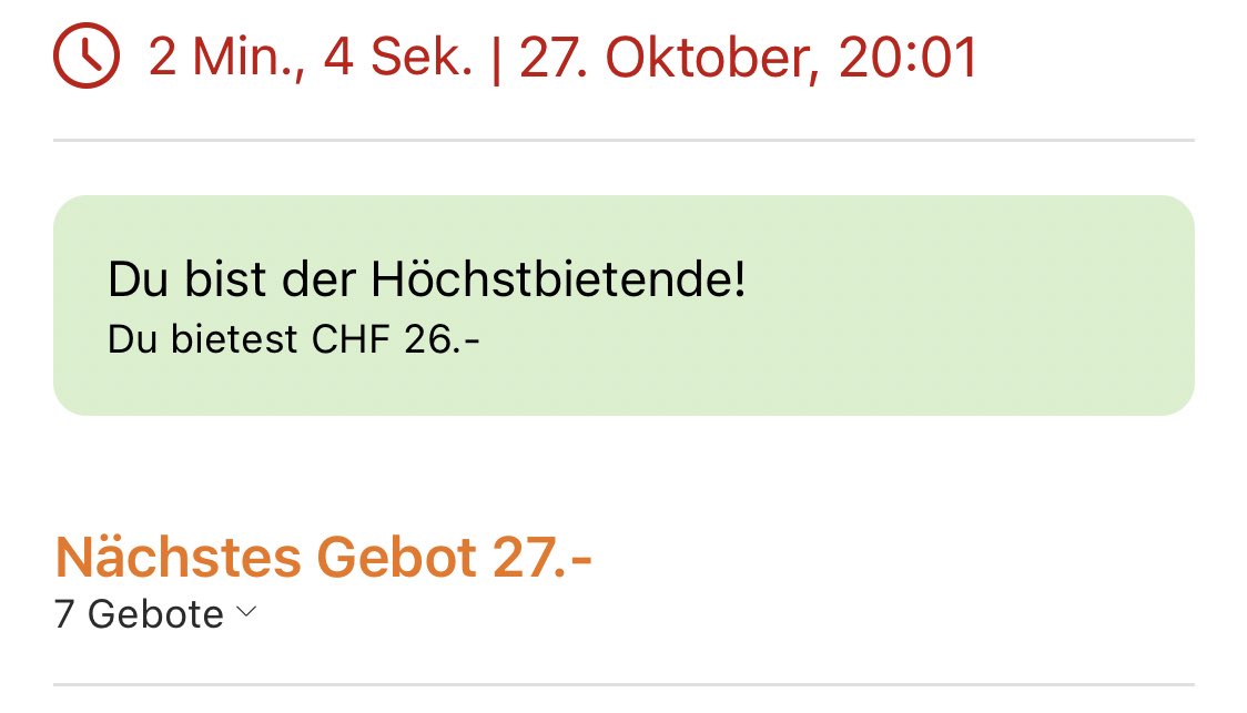 BeckerSophia's tweet photo. Gendering bei @ricardo_ch ist wohl so verloren wie ich diese Auktion verloren habe https://t.co/zrQjNnolnC