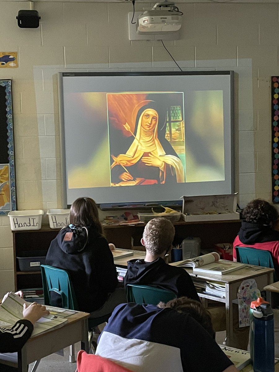 Monsignor O'Neil (@monsignoroneil) on Twitter photo We are learning about St Teresa of Avila. She was fierce and strong! <a href="/KellyHolbrough/">Kelly Holbrough</a> <a href="/LDCSB/">London District Catholic School Board</a> We are learning about St Teresa of Avila. She was fierce and strong! <a href="/KellyHolbrough/">Kelly Holbrough</a> <a href="/LDCSB/">London District Catholic School Board</a>