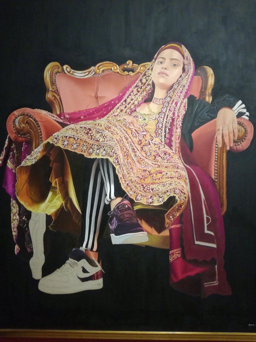 beautiful and evocative work from <a href="/AzraaMotala/">Azraa</a> @TextileBiennial <a href="/BlackburnMuseum/">Blackburn Museum & Art Gallery</a>