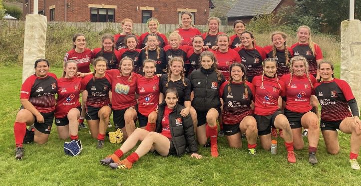 A good day for @CULRFC - 50 girls out representing the ⚫️🔴🏉 #blackandredrugby today with 1sts & 2nds taking the field. #opportunitiesforall