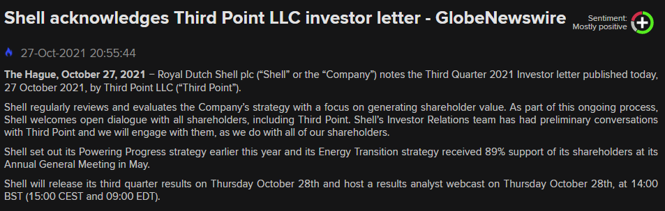 ArendJanKamp's tweet photo. #Shell bevestigt zojuist dat ze met #DanielLoeb van #ThirdPoint heeft gesproken, maar reageert uiteraard nog niet inhoudelijk. Morgen om 08:00 uur Q3-cijfers https://t.co/Qj8uxqLadL