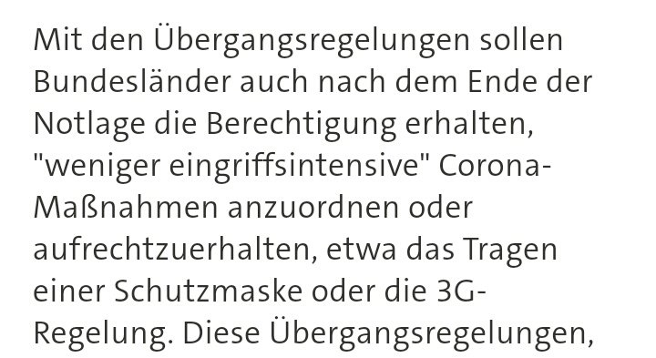 SimonPR_3's tweet photo. Wtf. Länder tragen dann finanzielle Verantwortung für Maßnahmen. Diese beschr sich auf 2G/3G&amp;Masken⬇
Mehr dürfen Länder dann nicht. Nichtmal auf #Landesebene #EpidemischeLage ausrufen&amp;echte Maßnahmen durchsetzen. #Karl nennts Erfolg. Wtf😡 

#Holetschek hat Recht⬇in dem Punkt. https://t.co/VtF1mMcl1V