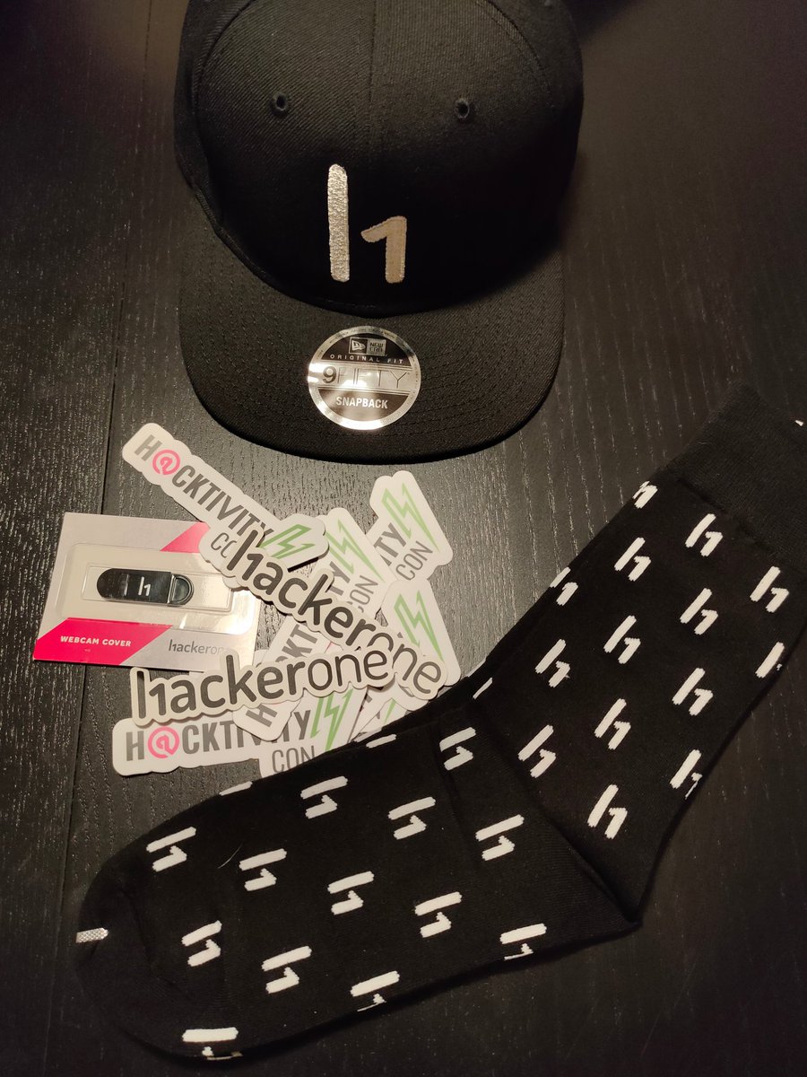 Six2dez1's tweet photo. Seems like the perfect time to go back to hunt on @Hacker0x01 right? 😬😋
Thanks for the swag @RedTeamVillage_ at #hacktivitycon https://t.co/obFhiGMApx