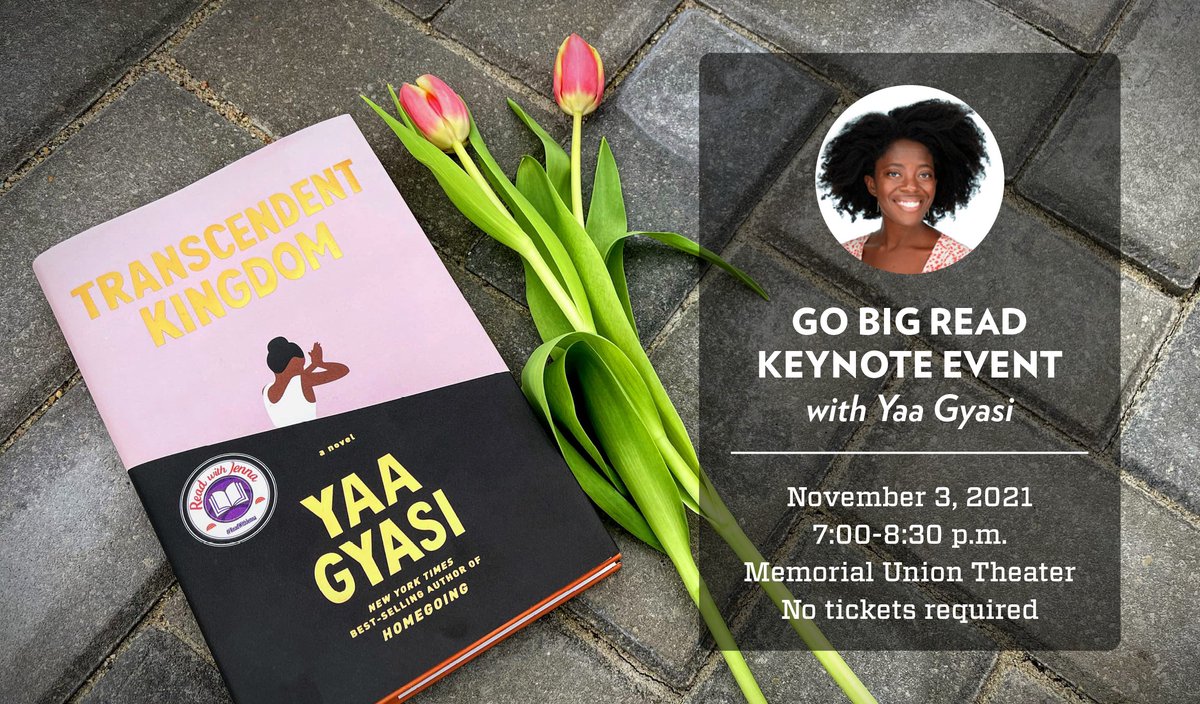 UWMadison's tweet photo. Our @GoBigRead event with “Transcendent Kingdom” author Yaa Gyasi is only one week away!
Come join us on November 3 at 7:00 p.m. in the @WIUnionTheater, or watch the livestream at https://t.co/XzkaDA1uwJ https://t.co/T761mOoG0l
