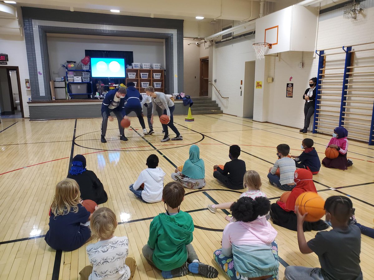 MPS_Pratt's tweet photo. Thanks so much to our awesome volunteers from the NCU Basketball team who taught some super fun drills and games in PE today! https://t.co/otLsKjzt4t