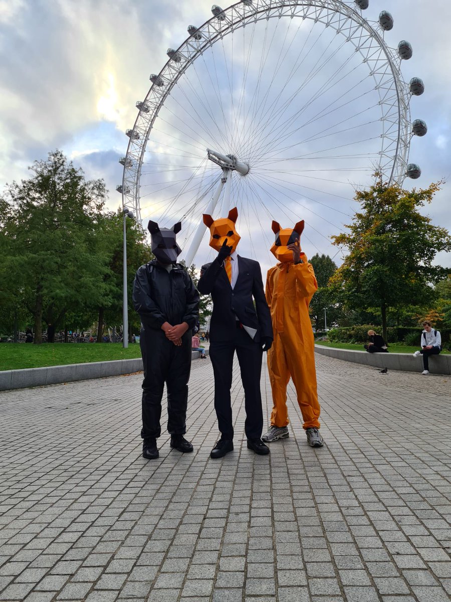 Did you see Mr Fox and the team around London today? 

We've been busy. 
#FoxGame