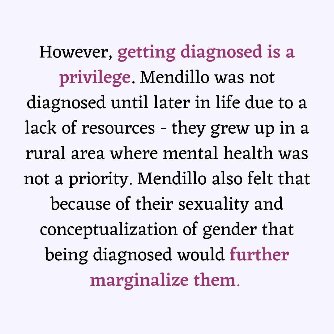 ConnCollSAS's tweet photo. (2/2) Meet Justin Mendillo, Interim Director of Gender and Sexuality Programs here at Conn! Learn more about his journey as a queer person with ADHD. https://t.co/3t85zd6af3