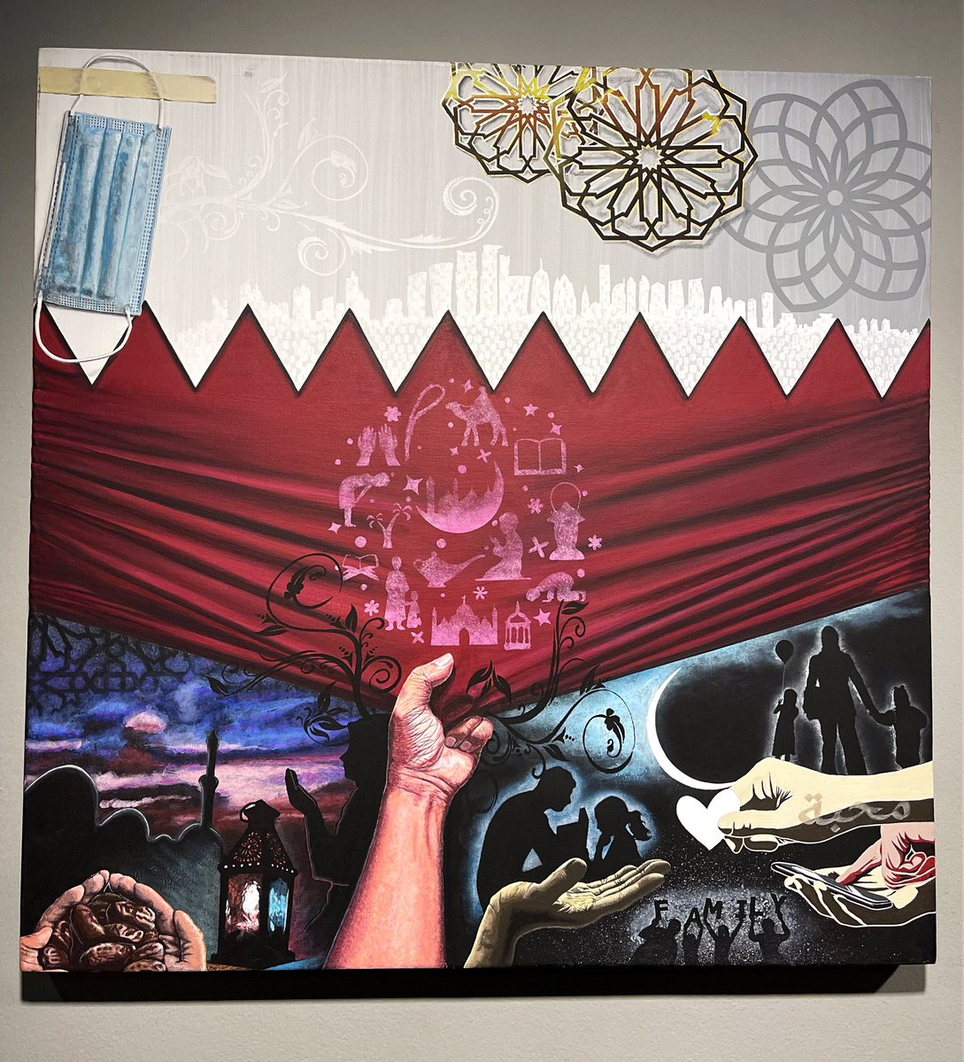 Masterpieces of the Filipino Artists here in Qatar who participated in the 3rd Edition of Qatar International Art Festival 2021 at Katara Cultural Village Foundation until 28th of October.

- Michael Conjusta
- Marcy Samonte
- Jeffrey Samonte
- Eugene Espinosa 

Proudly Filipino!