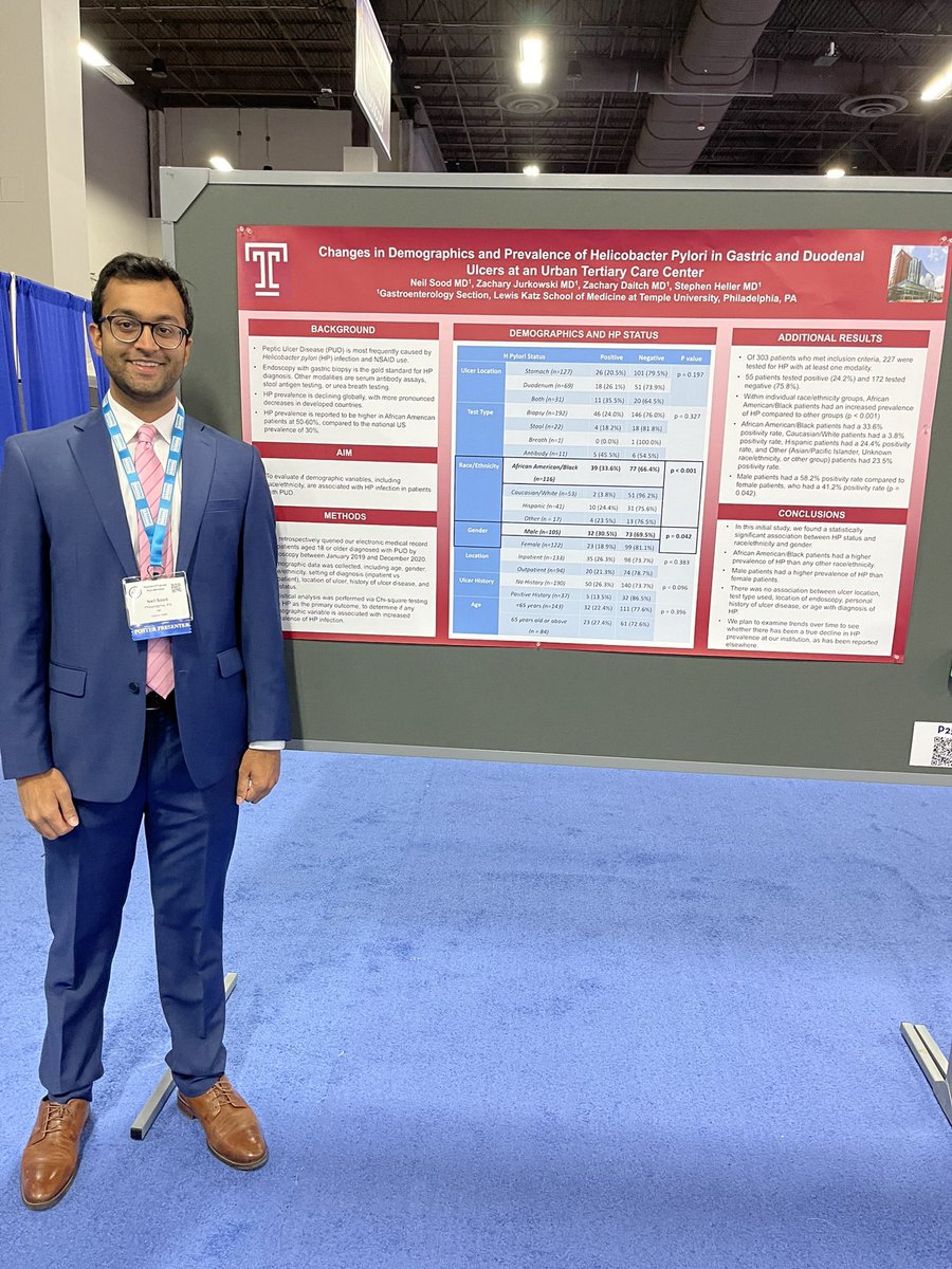 Saw some great lectures &amp; research at #ACG2021! Great to be at an in person conference again &amp; made some great memories with my <a href="/TempleGastro/">Temple Gastroenterology</a> /<a href="/TempleIM/">Temple IM Residency</a> peers &amp; mentors! <a href="/AdamEhrlichMD/">Adam C. Ehrlich, MD, MPH, FACG</a> <a href="/zdaitch/">Zachary Daitch</a> <a href="/ZacJurkowskiMD/">Zac Jurkowski</a> <a href="/NeilNadparaMD/">Neil Nadpara, MD</a> @sarabgoff <a href="/junhsongMD/">Jun Song, MD</a> <a href="/RKhatriMD/">Rishabh Khatri</a> #jaypatel