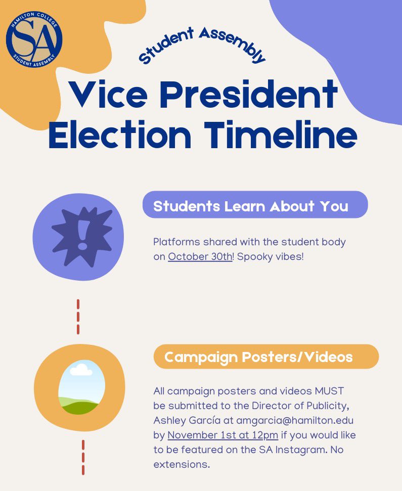 HCStudentAssm's tweet photo. if U didn’t know ,, now U know🗣🗣 🌟SA VICE PRESIDENT ELECTIONS🌟 here is the timeline !!<3 https://t.co/wvSc6iIwRA