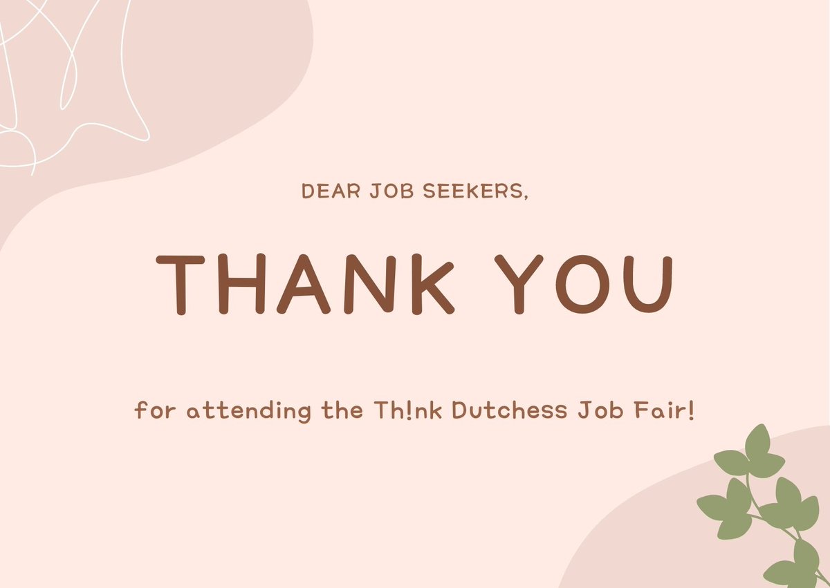dutchessonestop's tweet photo. THANK YOU to all the job seekers who attended yesterday's Th!nk Dutchess Job Fair produced by the Dutchess County Regional Chamber of Commerce (DCRCOC) and the Dutchess County Workforce Investment Board (DCWIB). 

We appreciate you coming to this event, making it a huge success! https://t.co/JW34Oq33hy