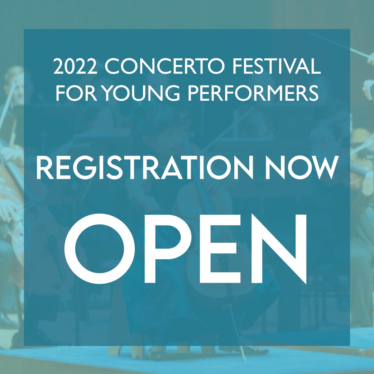 Registration is now OPEN for the 2022 Concerto Festival for Young Performers! Link in our bio to register and for more info. 
#concerto #strings #woodwinds #concertofestival #youngperformers #musiceducation