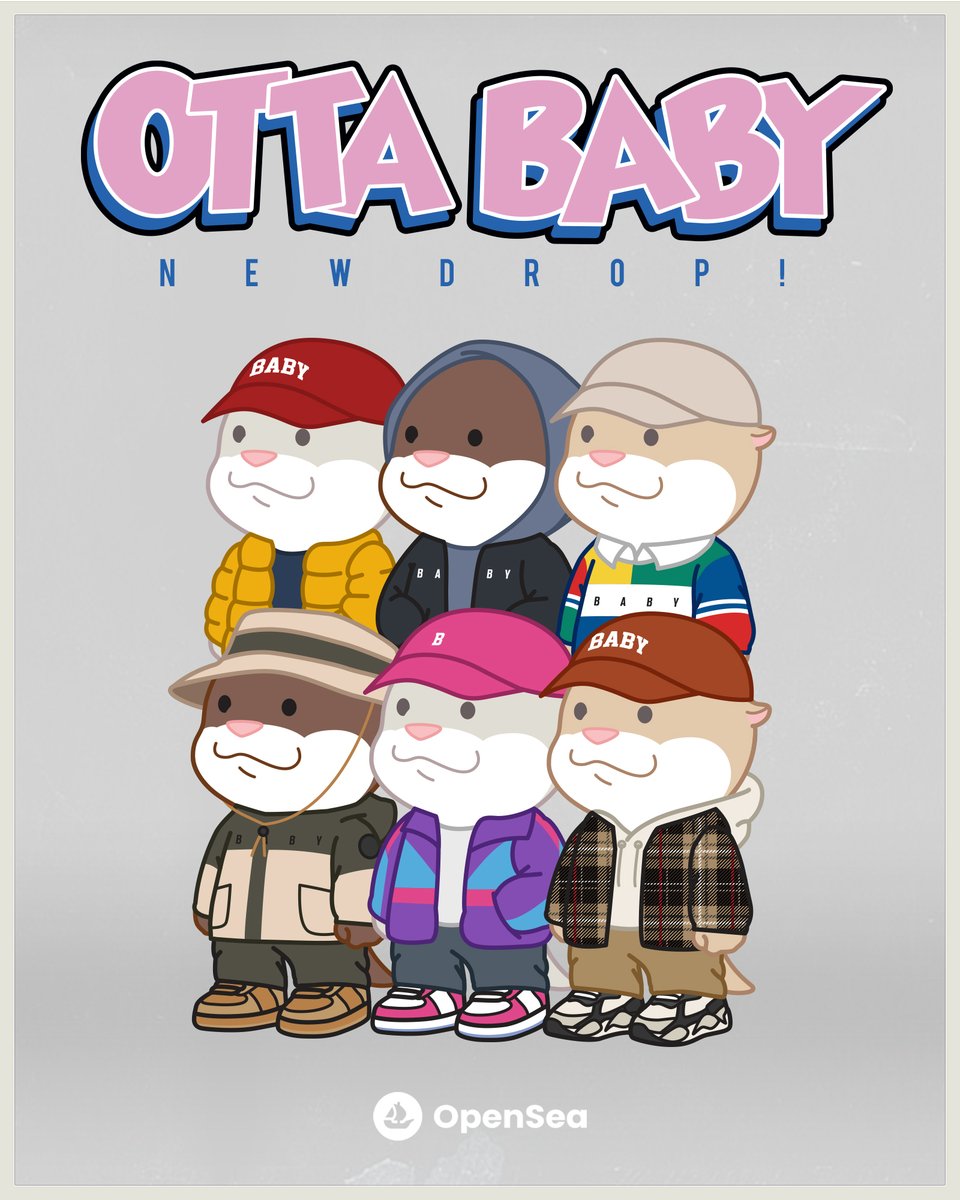 NEW DROP BABY! 🔥
POW POW POW!💥💥💥
OTTA BABY 1/1 HAND DRAWN.
SS1 ( 74/100 Piece )
Start at Only 0.01 Eth.
🔗opensea.io/collection/ott…

#Ottababy #NFTs #NFT #nftcollector #NFTcommunity  #NFTcollection #nftart #NFTcollectibles  #NFTTHAILAND