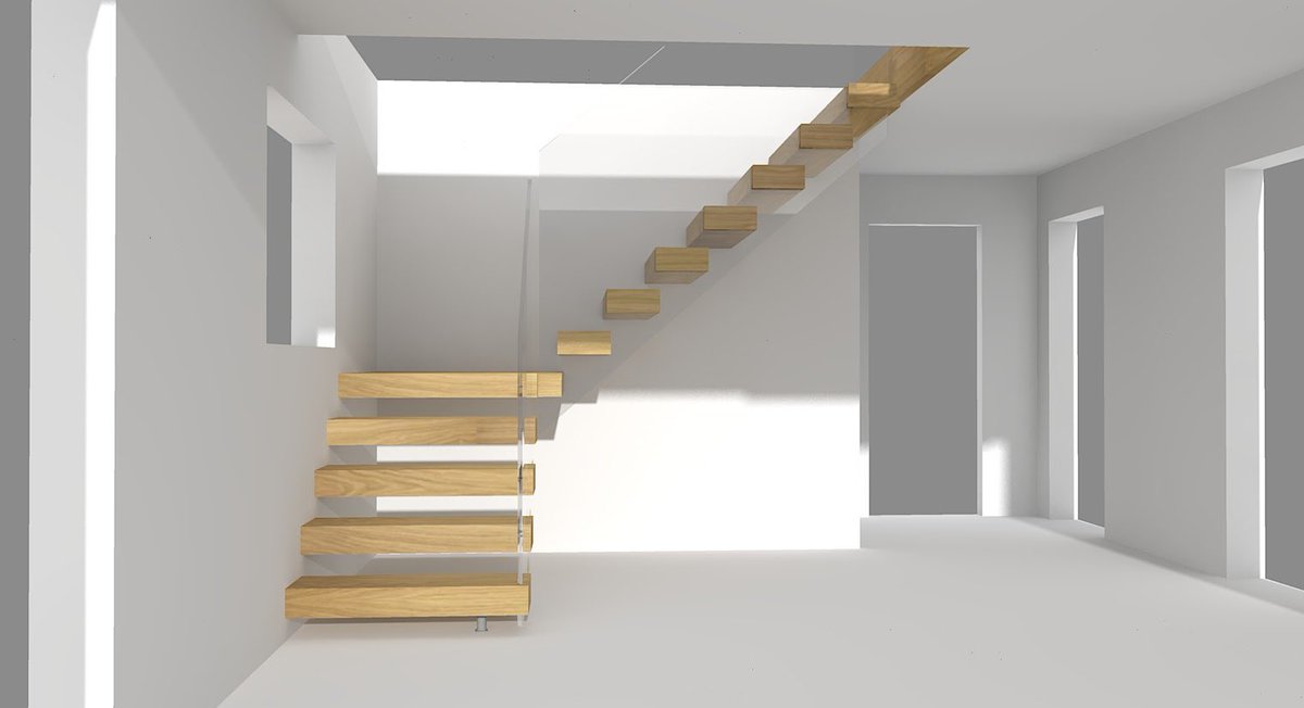 HansonStaircase's tweet photo. A cantilever staircase, gives the illusion of floating steps.
#floatingstaircase
#selfbuild
#dreamhome
#staircasedesign https://t.co/hmsHnU3Zkq
