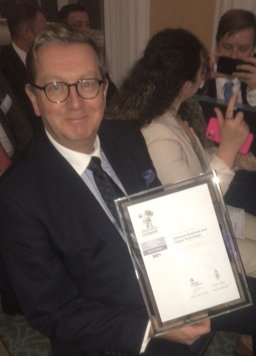 MethodsDigital's tweet image. Tonight we are receiving our #SilverERS21 award. We are so proud to be recognised in a scheme that adds such value to our ex forces and reservists 😊 @GLRFCA