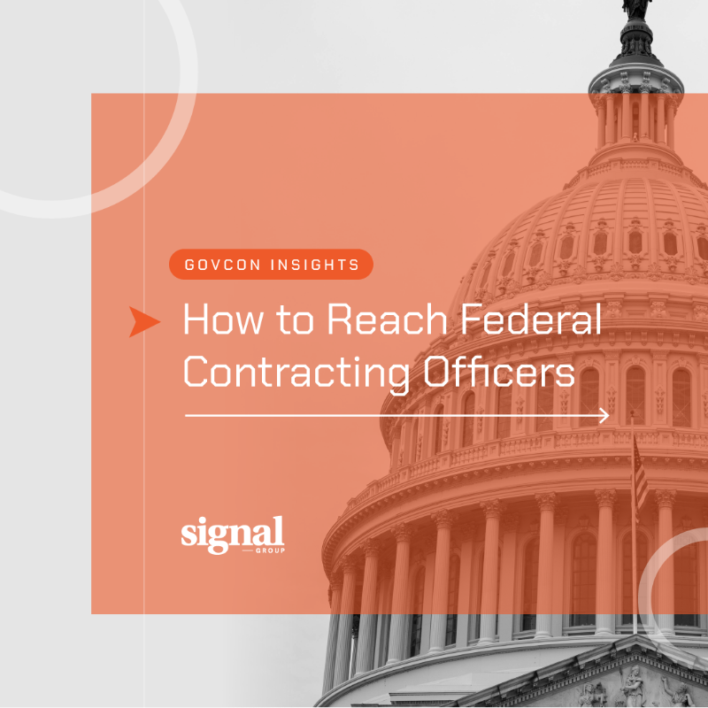 signalgroupdc's tweet photo. Targeting #contracting officers to get your foot in the #federalcontracting door? Signal can help. Follow these do’s and don’ts from real contracting officers. 

Download the full report to learn more: