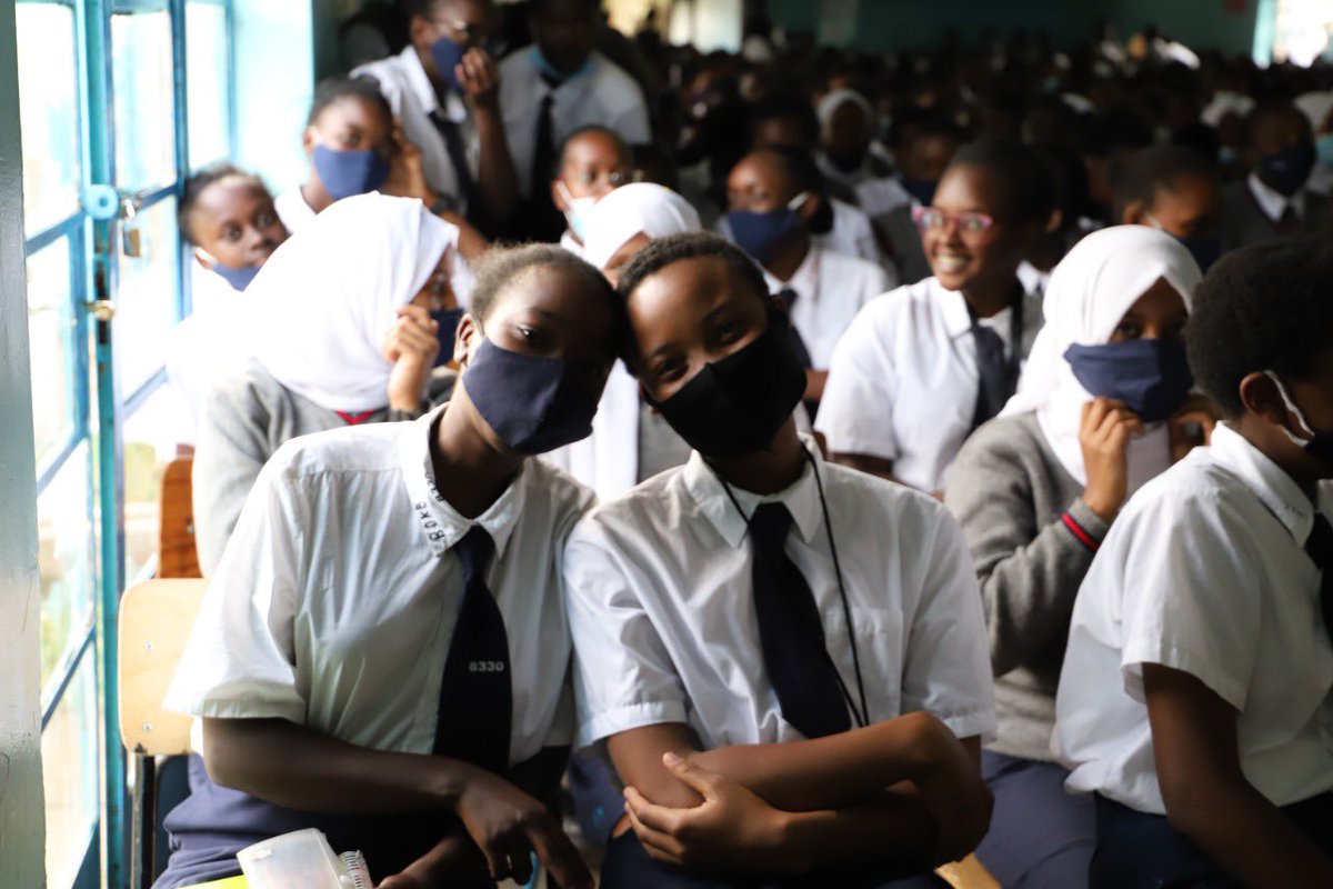 Girlsandtech1's tweet photo. FKE Girls&amp;Tech presentations happening at St George’s Girls Secondary School mainly encouraging girls to build interest in Science, Technology, Engineering and Mathematics (STEM) subjects which offer transferable skills even in their future careers. #FKEGirlsandtech #techgirls https://t.co/Pi980gPONc