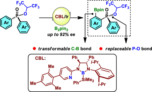 Iridium-Catalyzed Enantioselective C–H Borylation of Diarylphosphinates (<a href="/ACSCatalysis/">ACS Catalysis</a>): pubs.acs.org/doi/10.1021/ac….