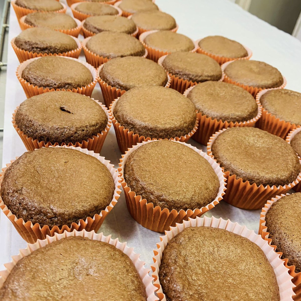 🎃 SpoOktAcuLar OraNge &amp; ChOcoLatE CuPcAkeS 
Especially for Halloween, <a href="/KellyNadjarian/">Nadjarian kelly</a> has created these delicious spider topper handmade from icing.
Available in our café this week only for £3.20 each. How devastatingly delicious. #walthamstow #haloweencupcakes