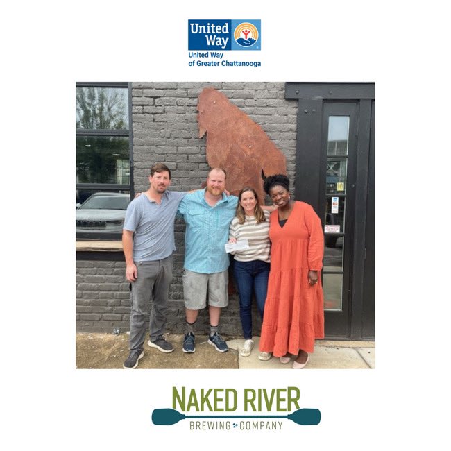 Thank you to <a href="/NakedRiverBrew/">Naked River Brewing</a> for their giveback night they hosted last month! They gave $1 from every pint to Women United, raising $1406!