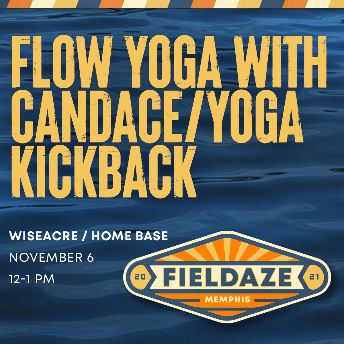 DowntownMemphis's tweet photo. π
π§ Bummed about free Yoga classes in the park ending this month? Good news! You have more chances to get your zen on at #FIELDAZE!
Join Candace for Flow Yoga on Sat, Nov 6, & Sun, Nov 7 on the Wiseacre Patio!
Join Bridget for Sunset Yoga on Sun, Nov 7 at Fourth Bluff Park! https://t.co/jUiCNXJnJZ
