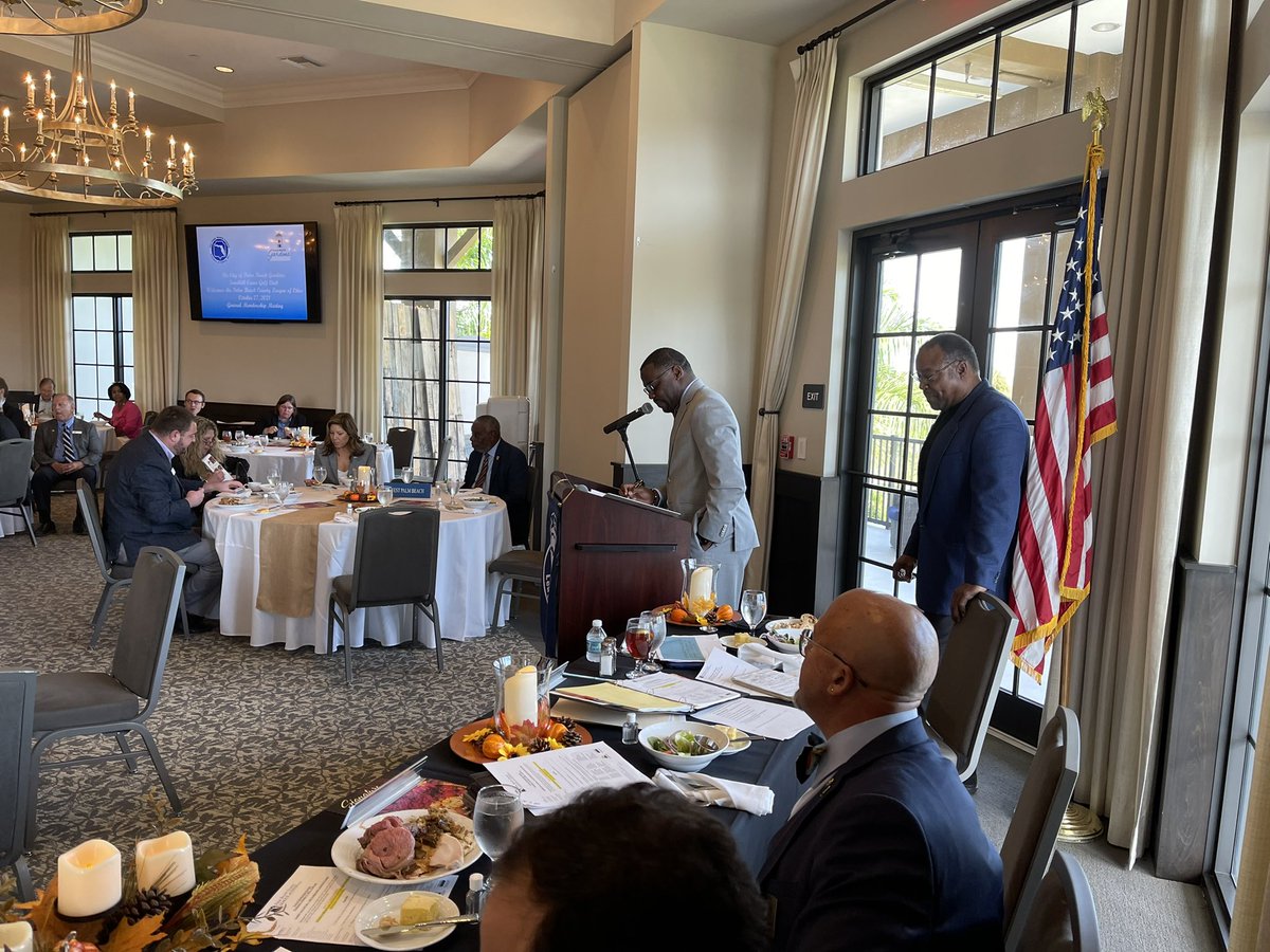 pbcloc's tweet photo. The Palm Beach Co League of Cities Board of Directors are meeting in the Palm Bch Gardens Training Center and are getting a presentation from Archie Satchell the director of Info. Systems Services for Palm Beach County about the Digital Divide, and partnerships to close the gap. https://t.co/AUvebfhUkH