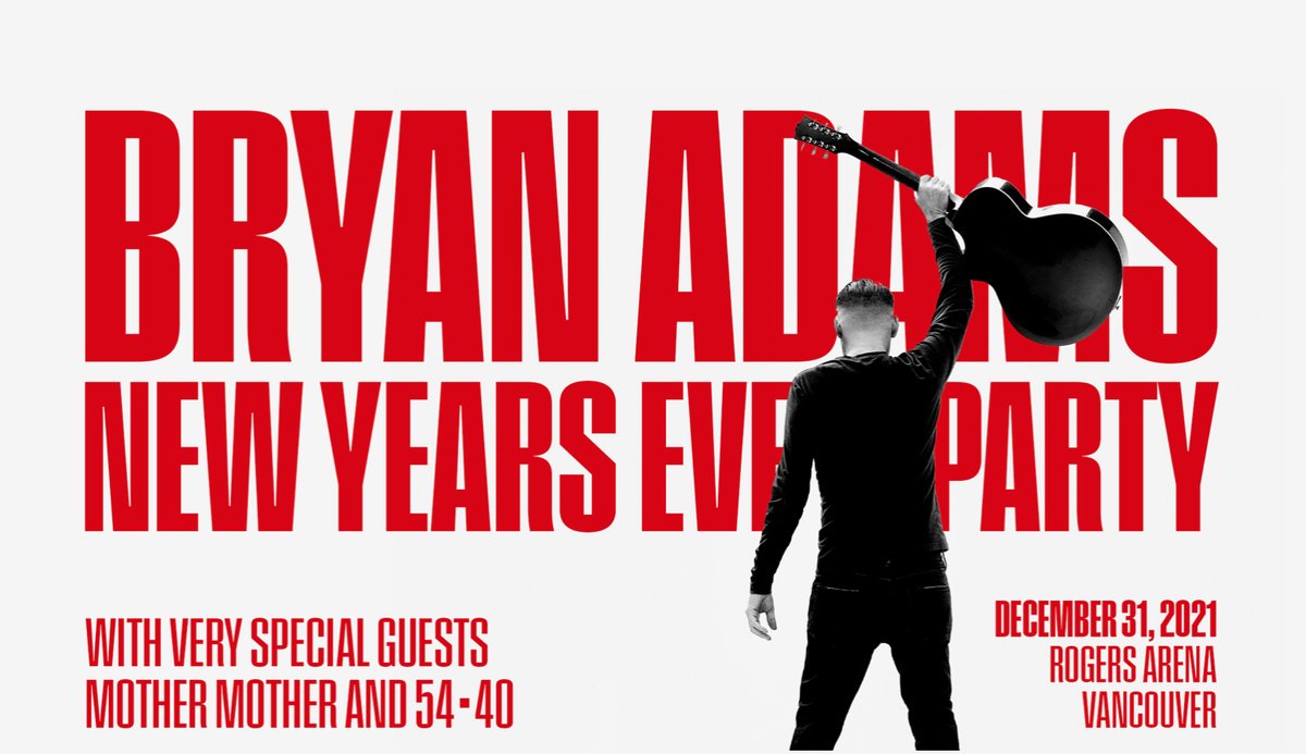 bryanadams's tweet photo. Tickets to ring in the new year in #Vancouver with Bryan and special guests @mothermother and @5440 are on sale now! #newyearseve

Get yours here: https://t.co/Dj84XzhKOv https://t.co/6DYKo0ERwN