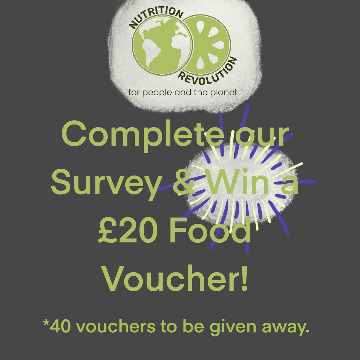 Thank you so much for all those who participated in our Planetary Health Meal Plan! We would now love to hear from you through a short survey, it will only take 5 minutes of your time and you will be in with the chance to win 1 of 40 free £20 food vouchers! 
Link in thread!