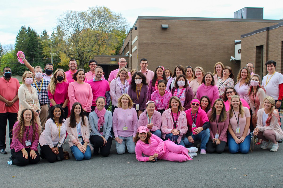Crossroads North held their annual "Pink Day" today, as students and staff teamed up to raise several hundred dollars for the Susan G. Komen Foundation.