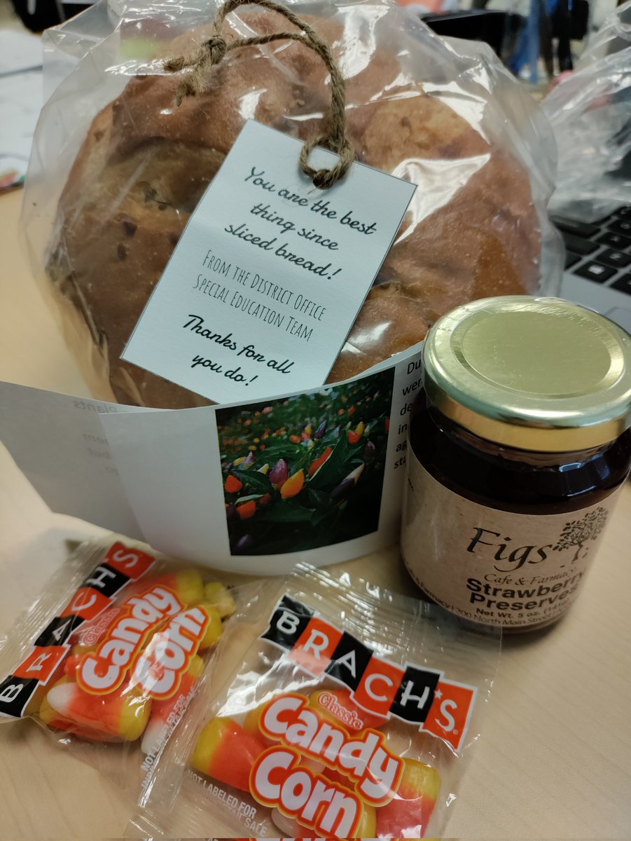 It was a great to be "thanked" by the special education department. I cannot wait to eat my treats! @#a5speddifference <a href="/AndersonFive/">Anderson Five</a> <a href="/DrHarperA5/">Brenda Harper</a>