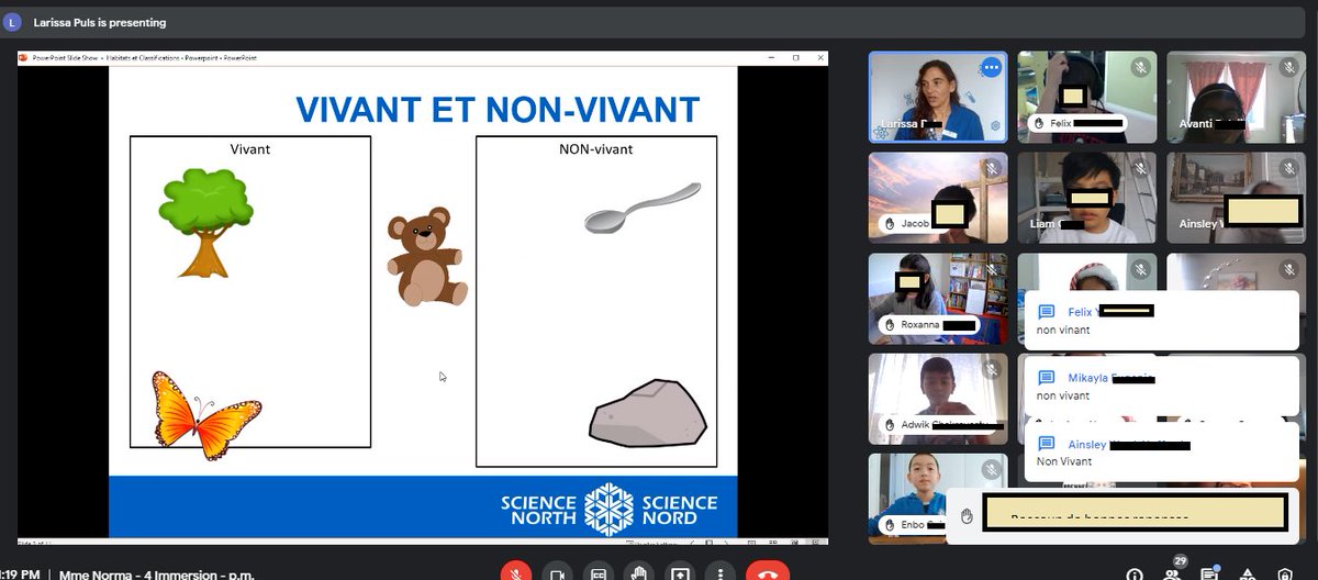 NormaKh1's tweet photo. Suite- Les élèves de 4e année immersion étaient tellement chanceux d’avoir une présentation aujourd’hui avec Science Nord sur les habitats mais surtout sur les classifications des plantes. 
@CarloOCSB
#carloBeCommunity https://t.co/5f3OvG7mia
