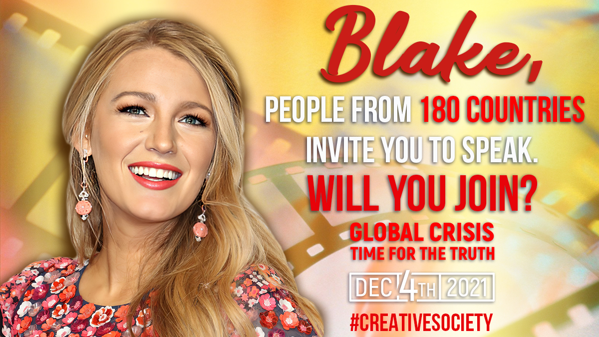 CreativeScty's tweet photo. Hi @blakelively, will you call people from 180 countries for #ClimateAction? pls join us at the #time4truth conf on https://t.co/Rg8m119Qaa #CreativeSociety #BlakeLively
RETWEET π@blakelivelyf @BlakeDaily @favserenate @BlakeLivelyBR @livelygifs @Blake_and_Ryan @queenblakelive https://t.co/EUICBqiWi0