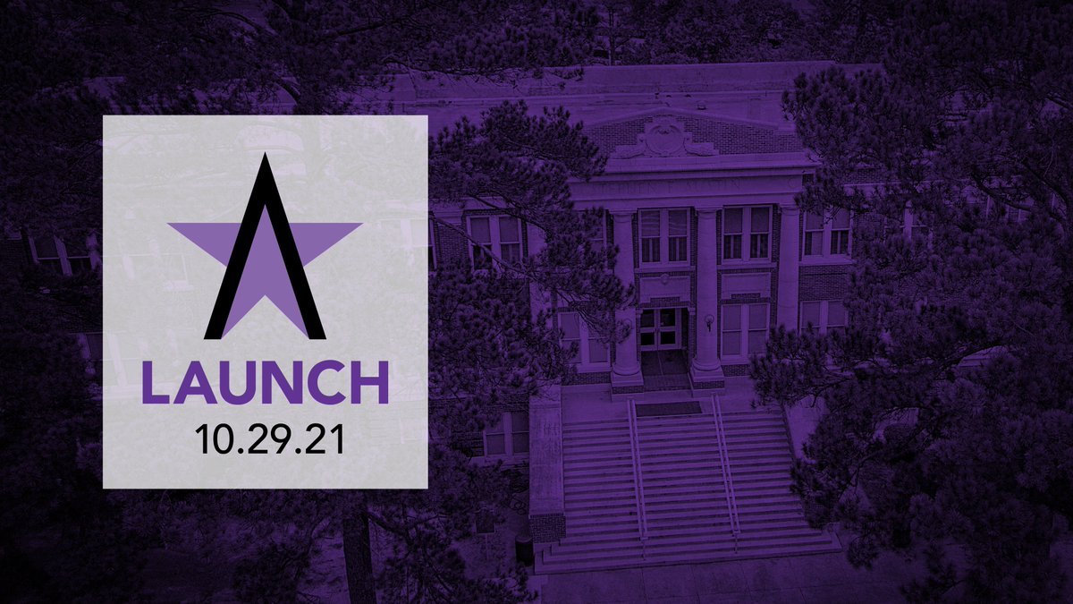SFASU's tweet photo. Are you ready for Launch 10.29.21? Watch it live at 8 p.m. Friday at https://t.co/qSNlF44Mkn.
#LaunchSFA https://t.co/fwaNfRnn97