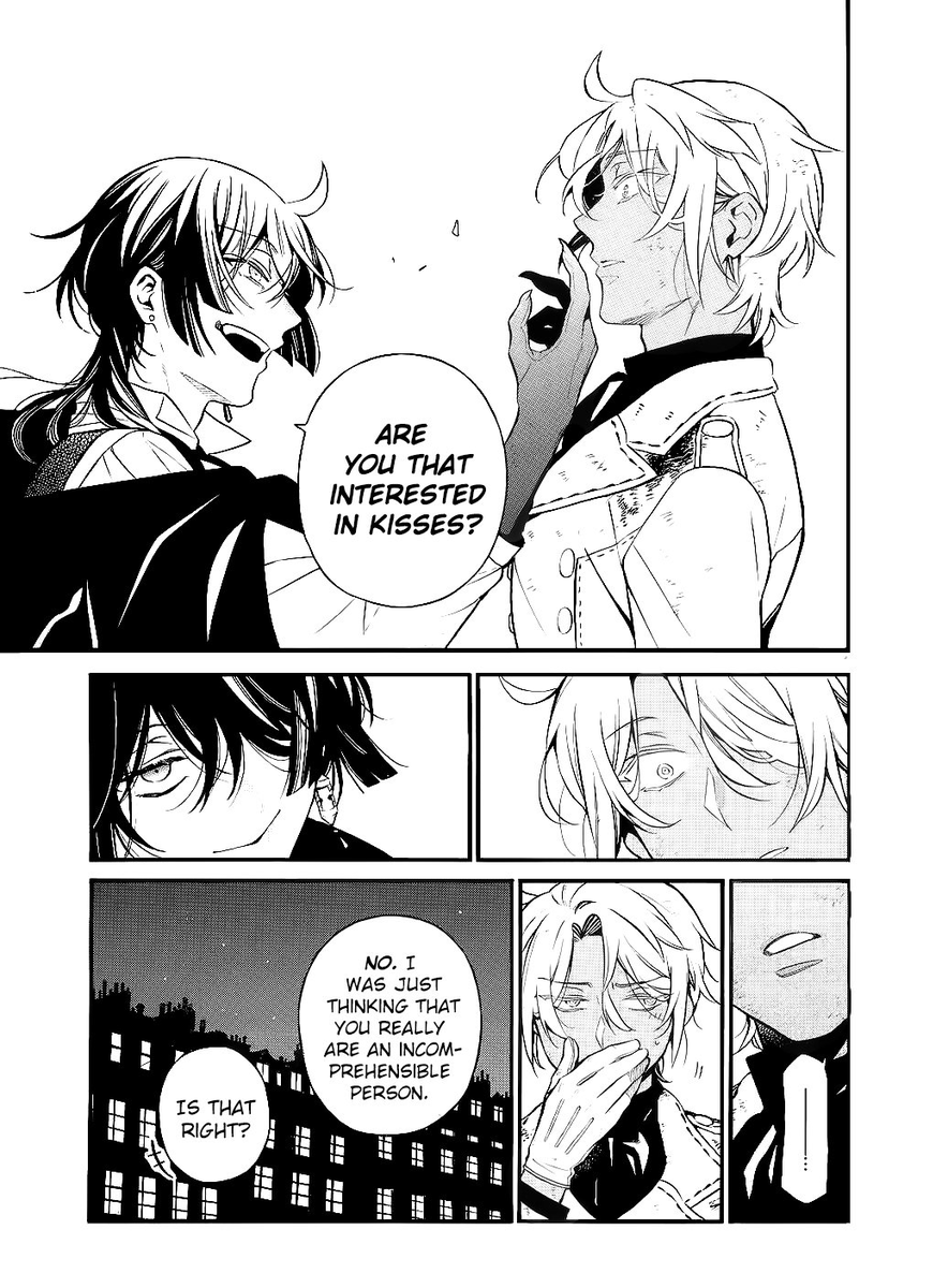 damn bro rip on X: context: the anime Blu-ray is out and with it bonus  manga pages that show what happened after fighting jeanne. noé asked why he  kissed her, and vanitas