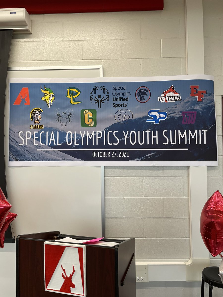 SOPA_3Rivers's tweet photo. Today we had the unofficial kickoff our our @SpecialOlympiPA Unified Champion Schools Year. We were thrilled 2 be back in person at @Avonworthschool 2 discuss how 2 use #ElementsOfSuccess 2 make our SELF, CLUB, &amp; SCHOOL even more inclusive &amp; accepting of everyone! https://t.co/zeaoL5da5A
