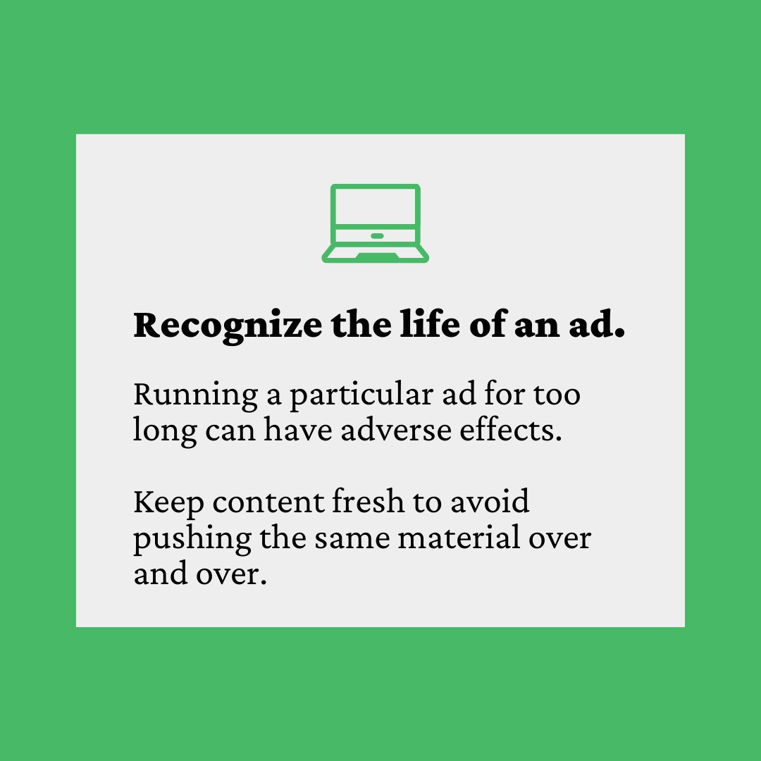 one18media's tweet image. For your content to continue inspiring your audience rather than generating dissatisfaction, it&apos;s critical that you offer fresh, high-quality, and targeted advertising as often as possible as marketers. So, how do you avoid ad fatigue? #ads #targetedads #adtroubleshooting