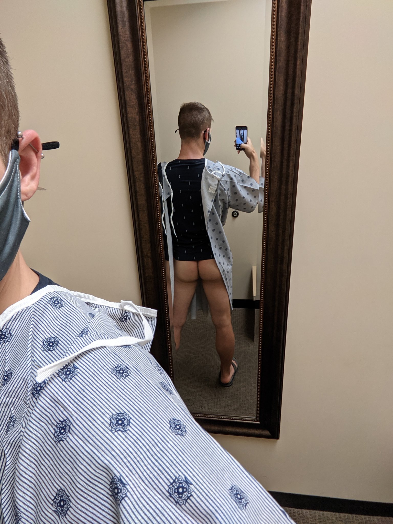 Didn't wear underwear....so the x-ray technician definitely got a show ? #gays #gayass #gayotter #gayhairy