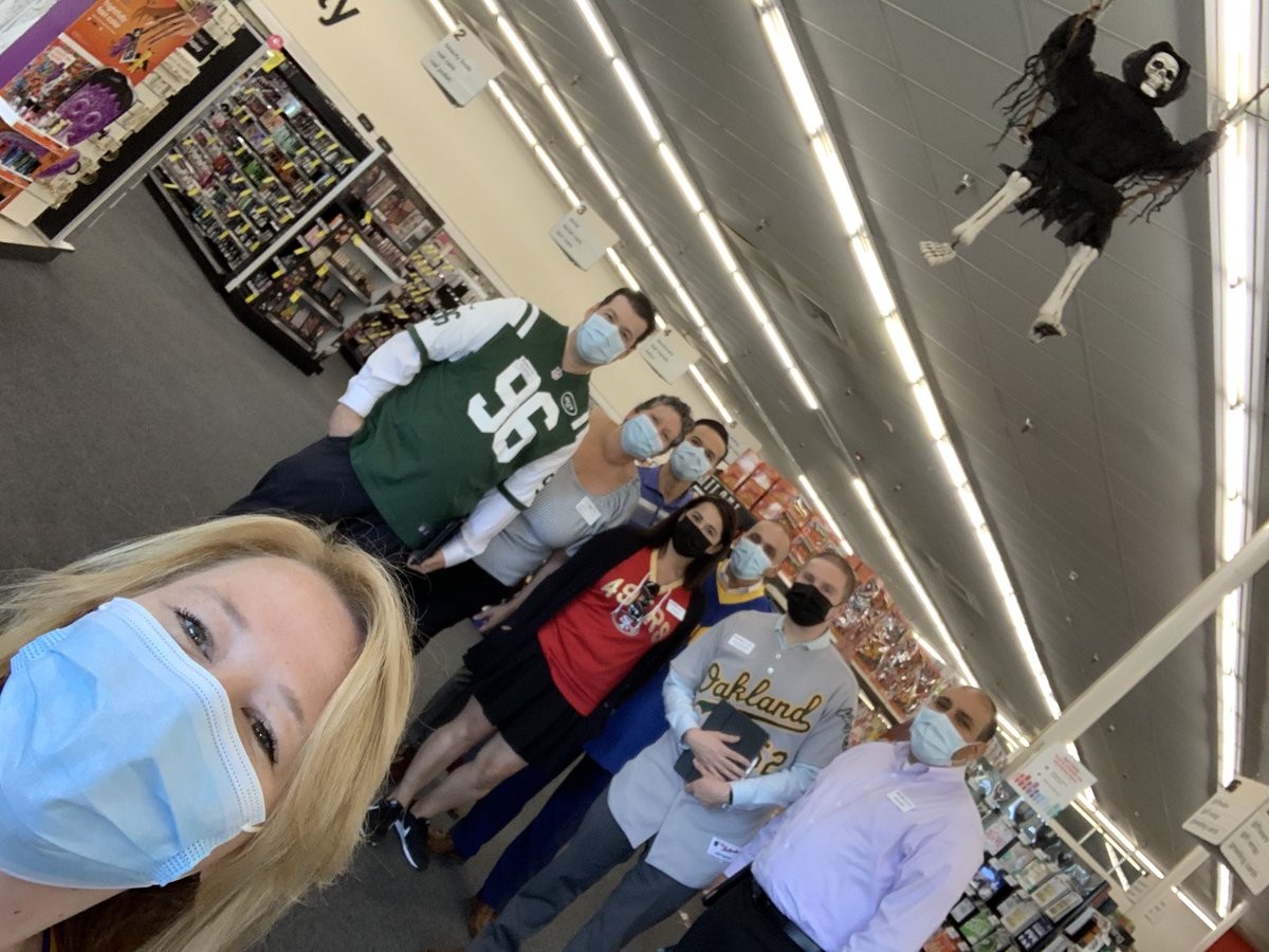 Halloween Blitz and AP pop ins continue…3 stores down! Don’t mind our friend who is “hanging” around for the pic! #BayNation #R68 #JoiningForces #Halloween