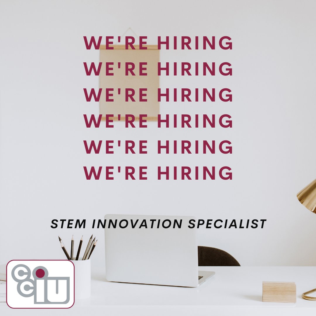 We're looking for a ✨STEM Innovation Specialist✨ to join our team!

In this exciting role, you will collaborate with a talented team to provide learning opportunities to students and teachers across Chester County. 

Apply now ➡️ trst.in/9MW3Js #TeamCCIU #Hiring