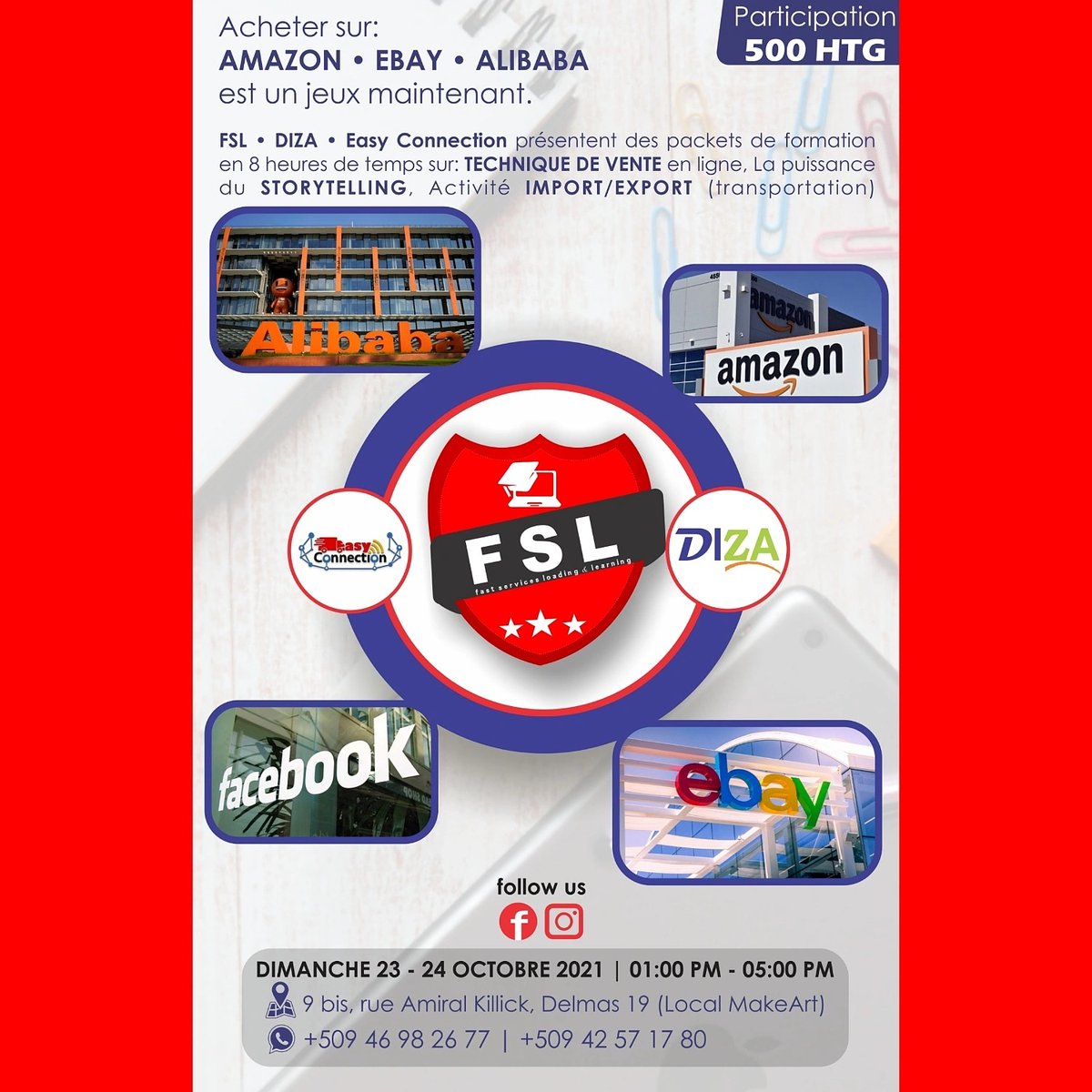 fslhaiti's tweet photo. Inovasyon ak Opòtinite...
Sa te byen pase
#dropshipping #ecommerce #venteenligne #marketing #business https://t.co/8LhIcvwqtx