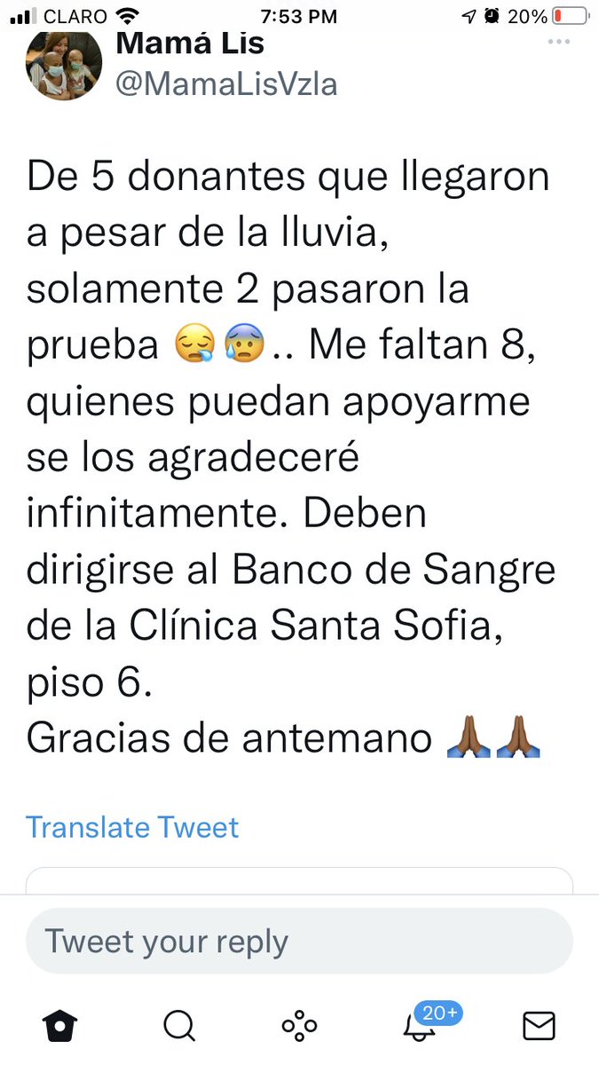 diana_rosenberg's tweet photo. 🆘URGENTE se necesitan 8 donantes de sangre para el papá de @MamaLisVzla. Vamos a mover cielo y tierra para que lo logre.Ella y su padre se lo merecen.Por favor RT🙏 @LuisOlavarrieta @alexanvnzla @AlexaGomezDos @shiabertoni @fpachano @VictorUgas_ @MiliUrdaneta @alepuigbo @LucyPN https://t.co/A1Q1FCBGGO