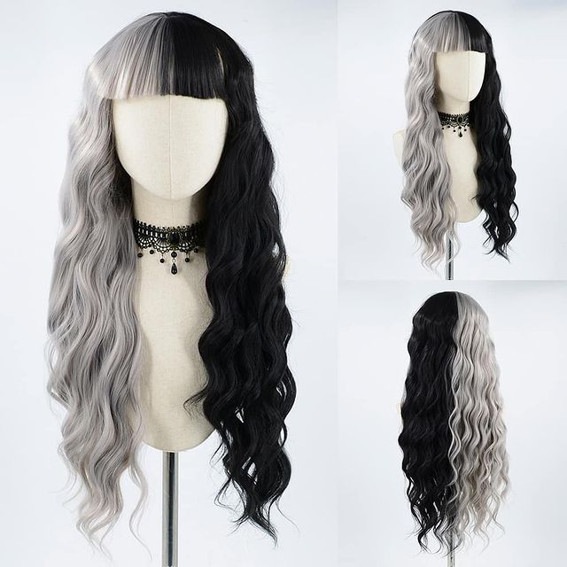 weekendwigs's tweet photo. 1 or 2? Half grey half black wig π limited quantityπ
β¨
Wig:
πWW190π
πWW319π
β¨
ππ»https://t.co/cDsuxKbOU5ππ»
.
.
.
.
.
#weekendwigs #halfwig #greywig #longwig #halloweenwigs #cosplaywig #blackwig #curlywig #straight #lacefrontwigs https://t.co/iFd2HYYk65