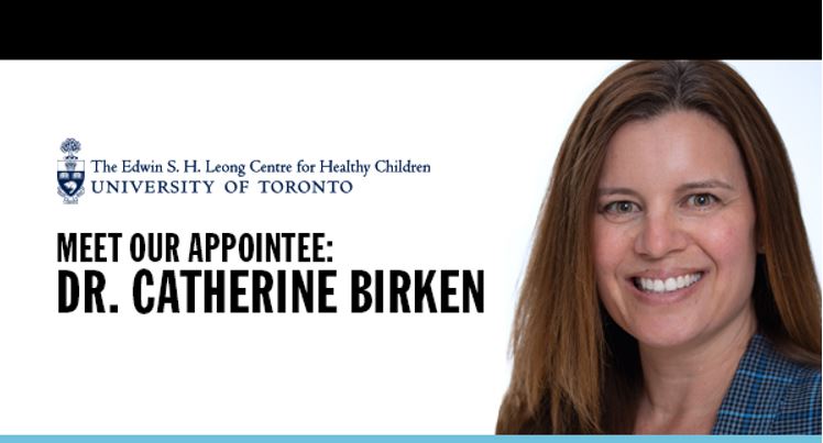 👏👏👏We are thrilled to announce world-renowned researcher @BirkenCatherine as the inaugural recipient of the Edwin S.H. Leong Chair in Child Health Intervention! Congratulations!!! Read more about her work here: bit.ly/3En5kFo @SickKidsNews @uoftmedicine