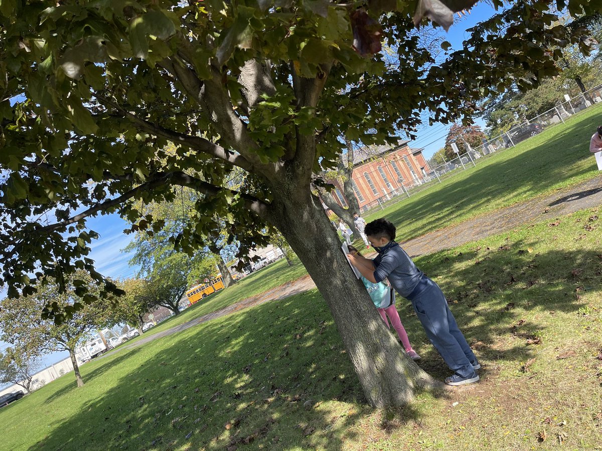 gmasters15_gina's tweet photo. It stopped raining just in time for these ecologists to look for evidence of how animals need plants to survive @PaddyHillTweet #theylovescience @GreeceCentral https://t.co/YpCpohxibY