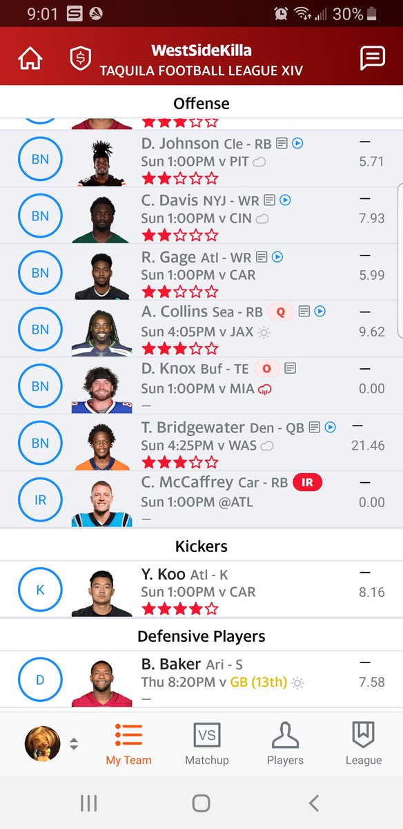 itsflo813's tweet photo. @NFLFantasy Hows this. https://t.co/eUsKzfaffV