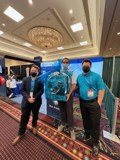 silk_systems's tweet photo. Congratulations to Mr. Pascual from Pulse Research Lab for winning the @SharkHomeUS IQ Robot! Thank you to everyone who participated!
#SilkSystems #InnovationAsSmoothAsSilk #ITC #InternationalTelemeteringConference #ITCUSARocks #LasVegas #Ballys https://t.co/tZGkAhE3UZ