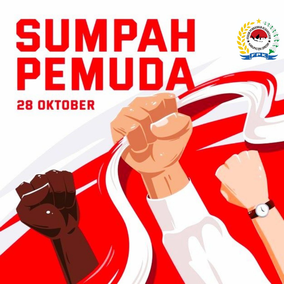 fpkgresik's tweet image. Selamat Hari Sumpah Pemuda. Generasi bangsa kian cemerlang untuk membawa Indonesia maju

#harisumpahpemuda #fpkgresik