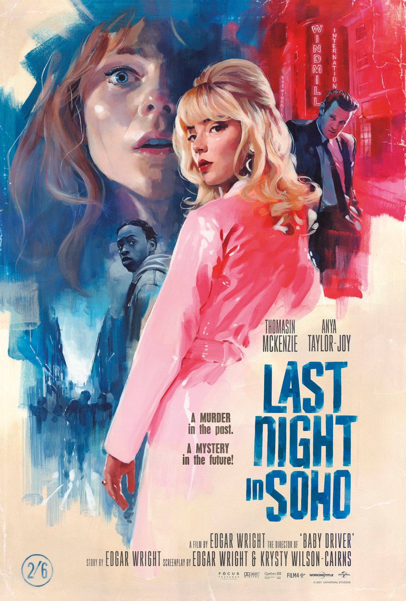 Had the pleasure of seeing @edgarwright 's newest delight, #lastnightinsoho the other night and it's safe to say it's fantastic, thrilling, so very Edgar, and it also freaked me the fuck out. #thomasinmckenzie and @anyataylorjoy are bloody amazing. Fuckn go see it ya mongrels.