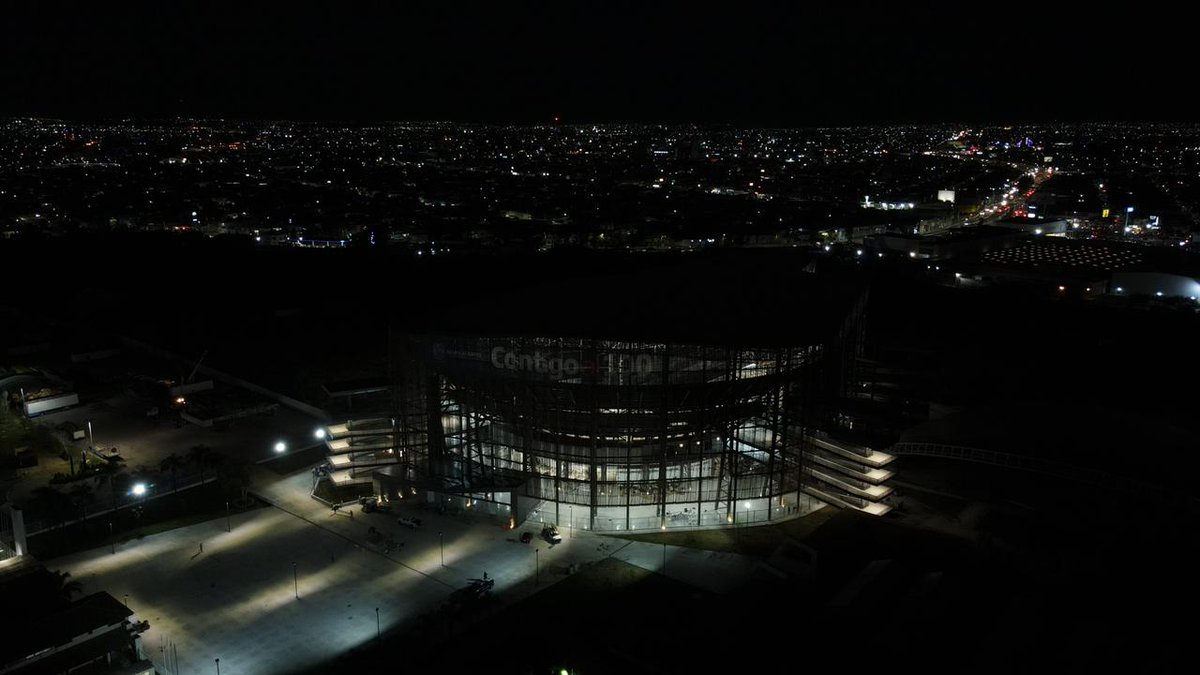 ObrasAgs's tweet photo. Así luce la Arena San Marcos, estamos ya casi listos para la inauguración 
#ContigoAl100 https://t.co/wI1PzLrU3Q